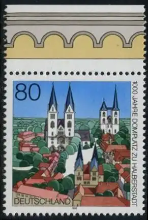 BUND 1996 Michel-Nummer 1846 postfrisch EINZELMARKE RAND oben