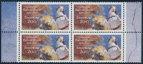 BUND 1996 Michel-Nummer 1847 postfrisch BLOCK RÄNDER rechts/links