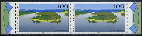 BUND 1996 Michel-Nummer 1850 postfrisch horiz.PAAR RÄNDER rechts/links