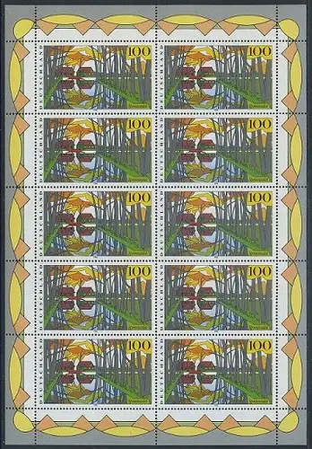 BUND 1996 Michel-Nummer 1851 postfrisch BOGEN(10)
