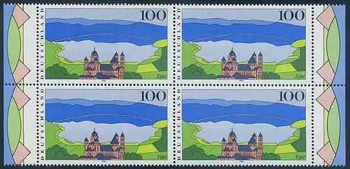 BUND 1996 Michel-Nummer 1852 postfrisch BLOCK RÄNDER rechts/links