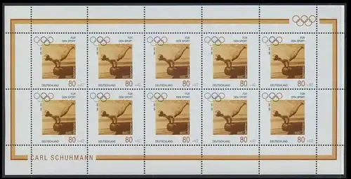 BUND 1996 Michel-Nummer 1861 postfrisch BOGEN(10)