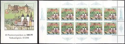 BUND 1996 Michel-Nummer 1868 postfrisch Markenheft-Blatt(10)