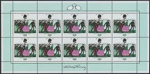 BUND 1996 Michel-Nummer 1870 postfrisch BOGEN(10)