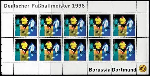 BUND 1996 Michel-Nummer 1879 postfrisch BOGEN(10)