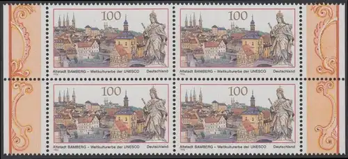 BUND 1996 Michel-Nummer 1881 postfrisch BLOCK RÄNDER rechts/links (b)