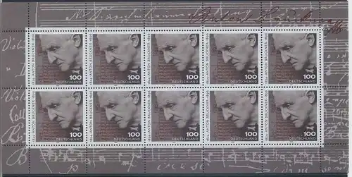 BUND 1996 Michel-Nummer 1888 postfrisch BOGEN(10)