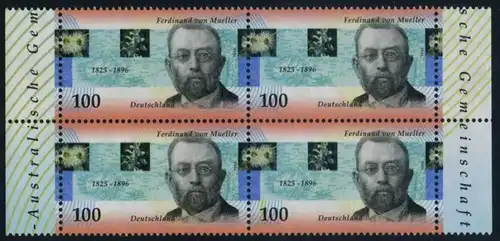 BUND 1996 Michel-Nummer 1889 postfrisch BLOCK RÄNDER rechts/links