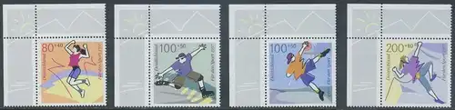 BUND 1997 Michel-Nummer 1898-1901 postfrisch SATZ(4) EINZELMARKEN ECKRÄNDER oben links