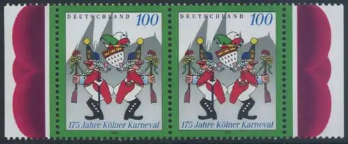 BUND 1997 Michel-Nummer 1903 postfrisch horiz.PAAR RÄNDER rechts/links