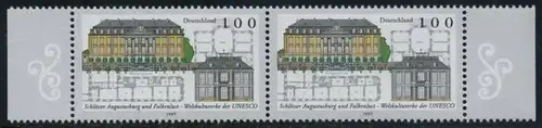 BUND 1997 Michel-Nummer 1913 postfrisch horiz.PAAR RÄNDER rechts/links (b)