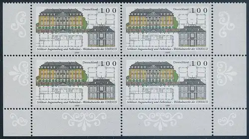 BUND 1997 Michel-Nummer 1913 postfrisch BLOCK ECKRÄNDER unten rechts/unten links