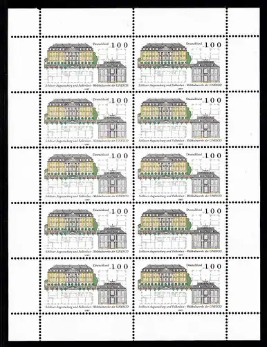 BUND 1997 Michel-Nummer 1913 postfrisch BOGEN(10)