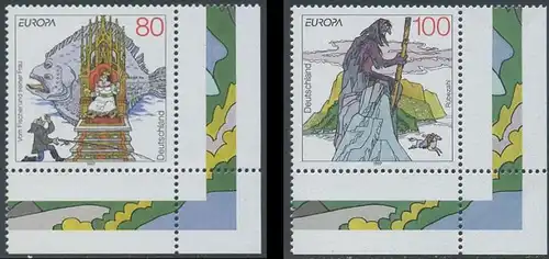 BUND 1997 Michel-Nummer 1915-1916 postfrisch SATZ(2) EINZELMARKEN ECKRÄNDER unten rechts