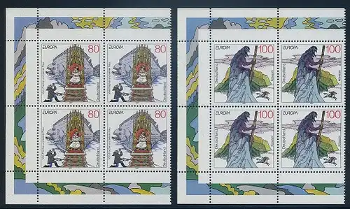 BUND 1997 Michel-Nummer 1915-1916 postfrisch SATZ(2) BLÖCKE ECKRÄNDER oben links/unten links