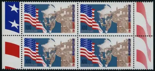 BUND 1997 Michel-Nummer 1926 postfrisch BLOCK RÄNDER rechts/links