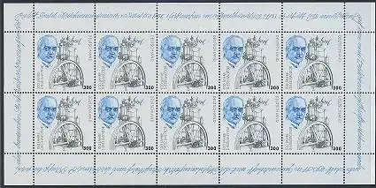 BUND 1997 Michel-Nummer 1942 postfrisch BOGEN(10)