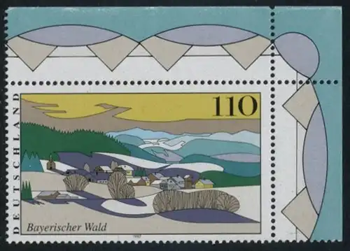 BUND 1997 Michel-Nummer 1943 postfrisch EINZELMARKE ECKRAND oben rechts