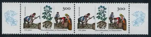 BUND 1997 Michel-Nummer 1946 postfrisch horiz.PAAR RÄNDER rechts/links