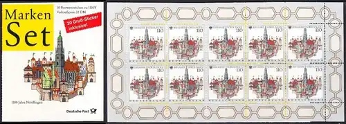 BUND 1998 Michel-Nummer 1965 postfrisch Markenheft(10)