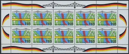 BUND 1998 Michel-Nummer 1967 postfrisch BOGEN(10)