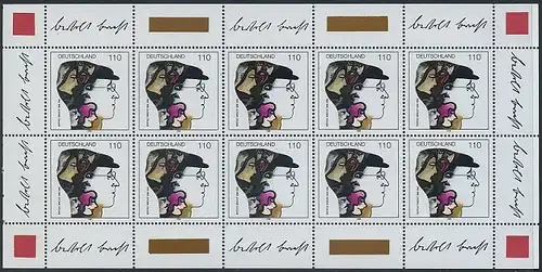 BUND 1998 Michel-Nummer 1972 postfrisch BOGEN(10)