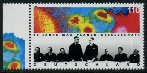 BUND 1998 Michel-Nummer 1973 postfrisch EINZELMARKE RAND links