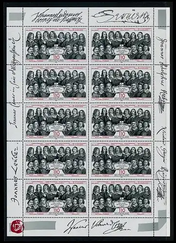 BUND 1998 Michel-Nummer 1979 postfrisch BOGEN(10)