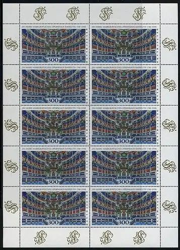 BUND 1998 Michel-Nummer 1983 postfrisch BOGEN(10)