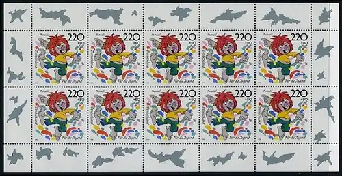 BUND 1998 Michel-Nummer 1994 postfrisch BOGEN(10)