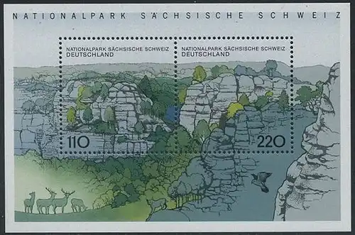 BUND 1998 Michel-Nummer 1997-1998 postfrisch BOGEN(2) -Blockausgabe 44-