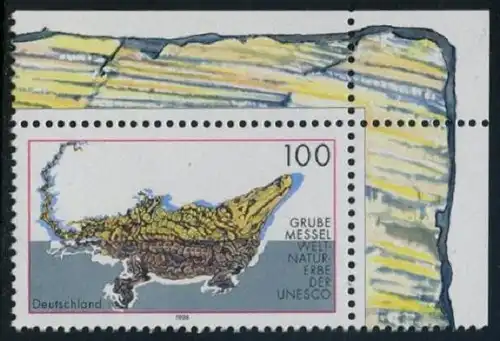 BUND 1998 Michel-Nummer 2006 postfrisch EINZELMARKE ECKRAND oben rechts