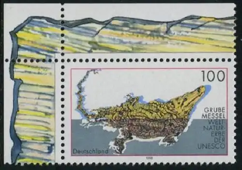 BUND 1998 Michel-Nummer 2006 postfrisch EINZELMARKE ECKRAND oben links