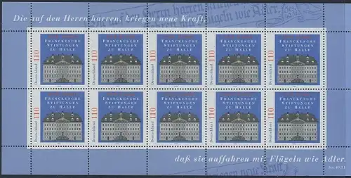 BUND 1998 Michel-Nummer 2011 postfrisch BOGEN(10)