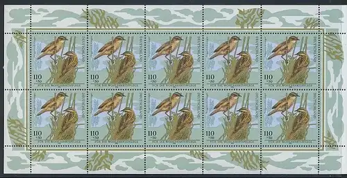 BUND 1998 Michel-Nummer 2018 postfrisch BOGEN(10)