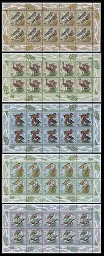 BUND 1998 Michel-Nummer 2015-2019 postfrisch SATZ(5) BÖGEN(je 10)