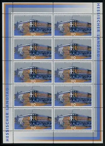 BUND 1999 Michel-Nummer 2030 postfrisch BOGEN(10)