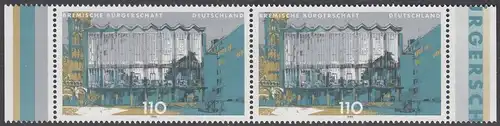 BUND 1999 Michel-Nummer 2040 postfrisch horiz.PAAR RÄNDER rechts/links (a)
