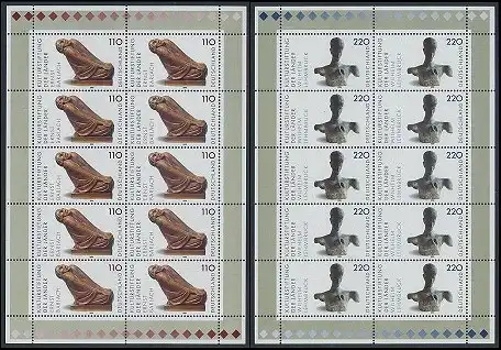 BUND 1999 Michel-Nummer 2063-2064 postfrisch SATZ(2) BÖGEN(je 10)