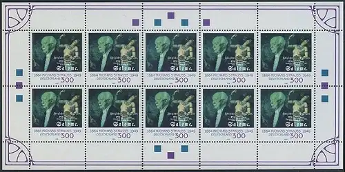 BUND 1999 Michel-Nummer 2076 postfrisch BOGEN(10)