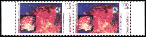 BUND 1999 Michel-Nummer 2079 postfrisch horiz.PAAR RÄNDER rechts/links