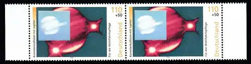 BUND 1999 Michel-Nummer 2080 postfrisch horiz.PAAR RÄNDER rechts/links
