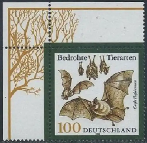 BUND 1999 Michel-Nummer 2086 postfrisch EINZELMARKE ECKRAND oben links