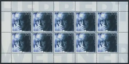 BUND 2000 Michel-Nummer 2092 postfrisch BOGEN(10)