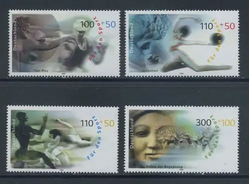 BUND 2000 Michel-Nummer 2094-2097 postfrisch SATZ(4) EINZELMARKEN