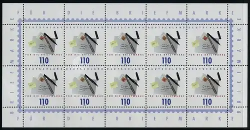 BUND 2000 Michel-Nummer 2148 postfrisch BOGEN(10)