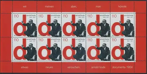 BUND 2000 Michel-Nummer 2155 postfrisch BOGEN(10)