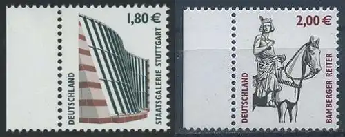 BUND 2003 Michel-Nummer 2313-2314 postfrisch SATZ(2) EINZELMARKEN RÄNDER links