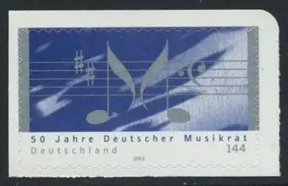 BUND 2004 Michel-Nummer 2380 postfrisch EINZELMARKE (e) -aus MH/selbstklebend-