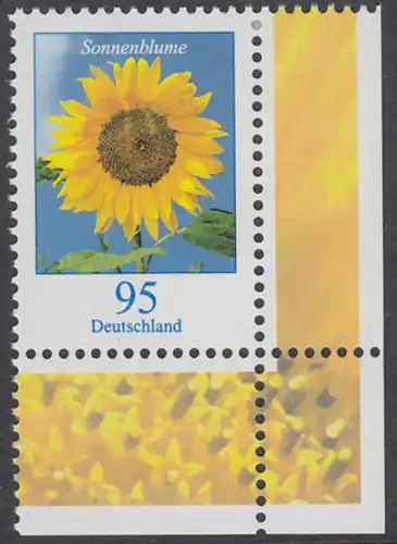 BUND 2005 Michel-Nummer 2434 postfrisch EINZELMARKE ECKRAND unten rechts